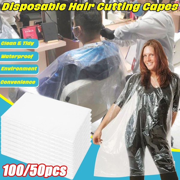 Agenda Disposable Salon Gowns 50 pcs - Clear | Mirrors, Gowns & Gloves |  Capital Hair & Beauty