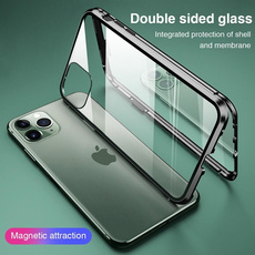 Luxury Shockproof Front + back Glass Phone Case For iPhone 11 Pro 6 6S 7 8 Plus XR XS Max / Samsung S8 S9 S10 S20 Plus Note 8 9 10 Plus A10 A11 A20 A30 A40 A50 A51 A70 A71 A81 A7 A8 A9 2020  / Huawei P30 P40 Lite Pro Honor  / Xiaomi 9 10 9SE 9T A3 Lite Redmi Note 7 8 9 Pro K20 K30 Pro Cover