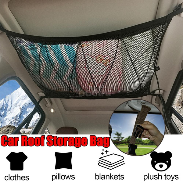 car ceiling mesh storage bag