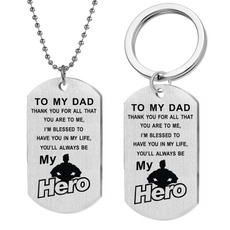 Necklace, Key Chain, militarynecklace, Family