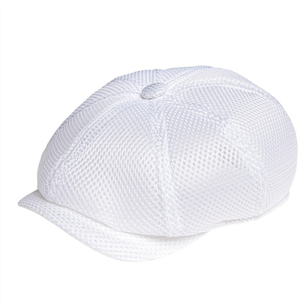 FEINION Summer Mesh Newsboy Cap Men Women Gatsby Caps Baker Boy Hat ...