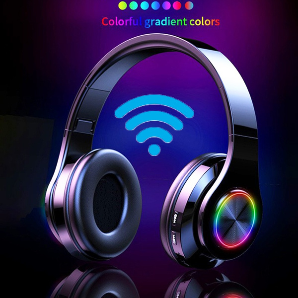 Wireless led online headset