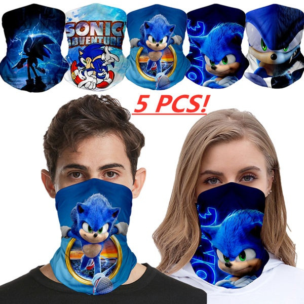 Sonic The Hedgeho Fashionable Dustproof And Air Pollution Scarf 