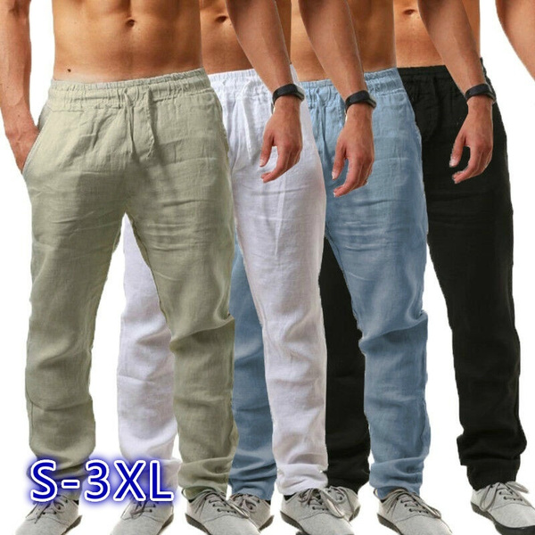 Grey Men's Sports Leisure Trousers Fitness Loose Running Training Leg Guard  Pants Trousers - Walmart.com
