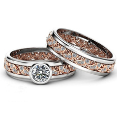 Couple Rings, DIAMOND, wedding ring, Gifts