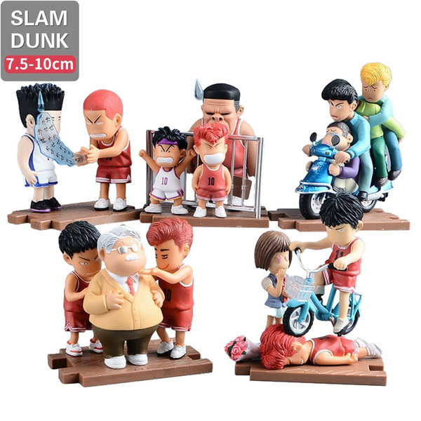 Japanese Anime Q Slam Dunk Figure Model Car Home Decoration さくらぎはなみち Kaede Rukawa Action Figure Wish