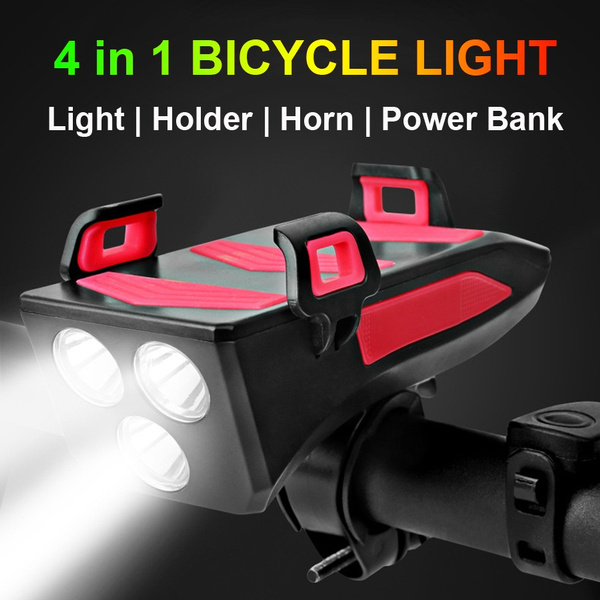 4 in 1 bike light phone holder