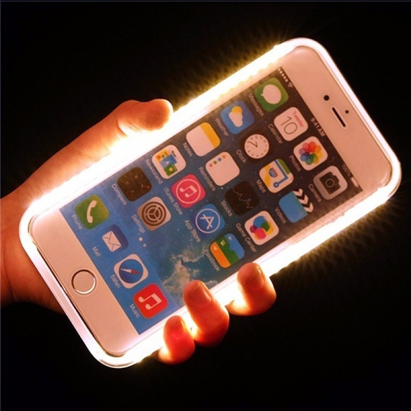 Custodia antiurto a LED per IPhone 11 Pro Max X XR XS MAX 5 6 7 8 Plus