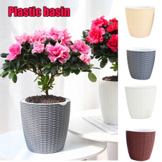 plasticrattanflowercover, Home Supplies, Flowers, selfabsorbentflowerpot