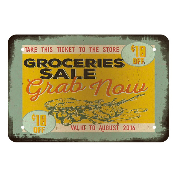 groceries-sale-grab-now-fresh-seafood-vintage-metal-tin-sign-8x12-inch