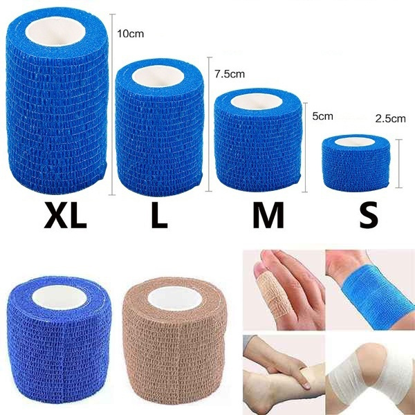 1 Roll Waterproof Elastic SelfAdhering Bandage Adhesive First Aid Tape