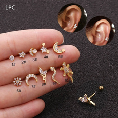 Steel, stud earrings for women, Hoop Earring, Jewelry