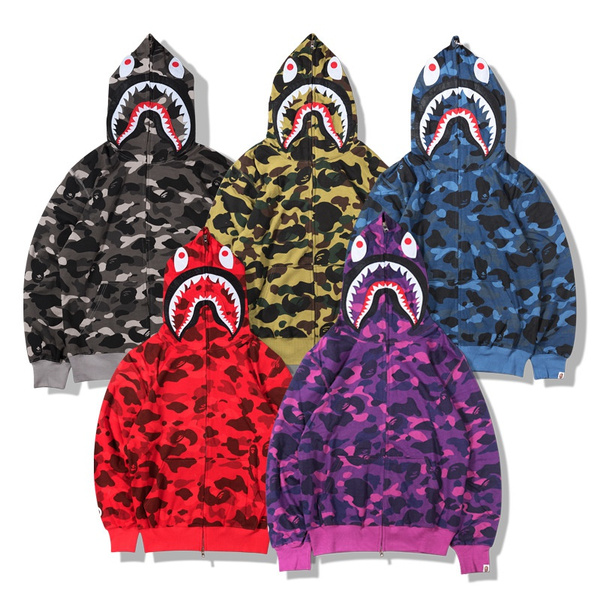 camouflage bape jacket