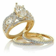 Fashion, Princess, wedding ring, Engagement Ring