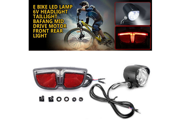 Taillight Bicycle Electric bike Road Rear Safety Lamp For Bafang Mid Drive Motor