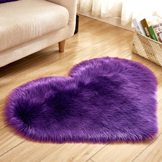 Heart, fur, heartshapemat, furheartfloorcarpet