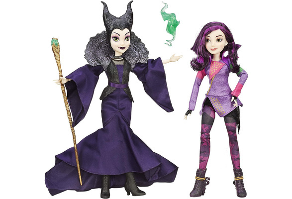 mal and maleficent dolls