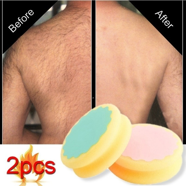 Magic Painless Hair Removal Depilation Sponge Pad Remove Hair Remover ...