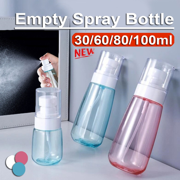 30ml 60ml 80ml 100ml Alcohol Disinfectants Spray Bottle Fine Mist