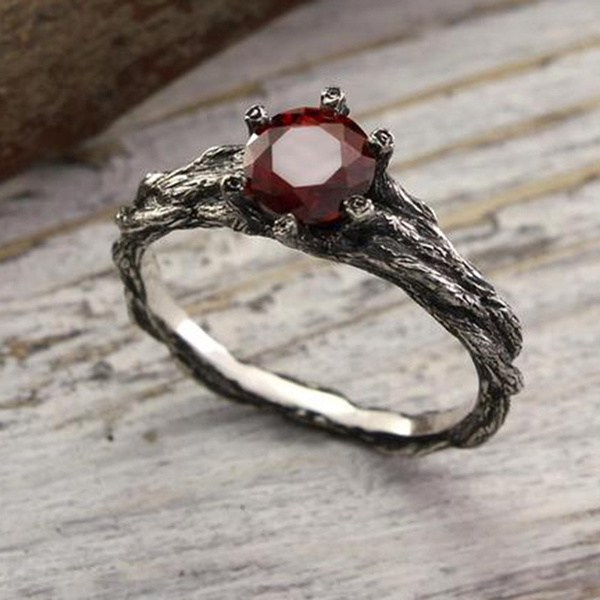 Limited Time Sale: Vintage Antique Design 1.25 Carat Red Ruby and Diamond  Engagement Ring in 10k Rose Gold for Women on Sale - Walmart.com