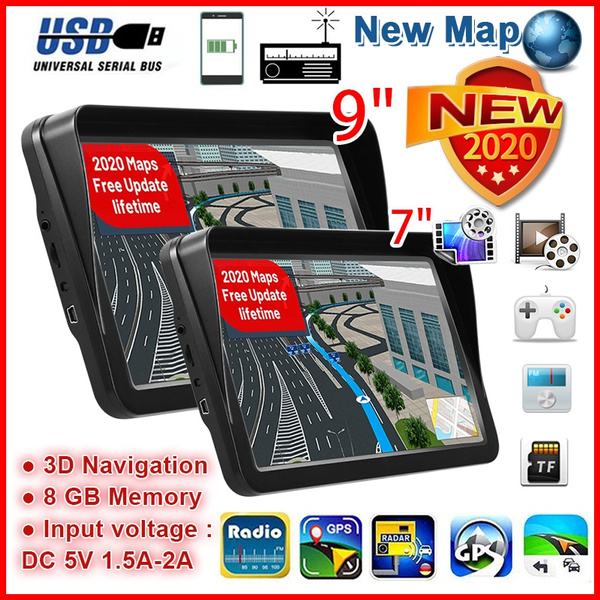 9'' Touch Screen GPS Navigator Multifunctional Tablet EBook with Newest Map for Truck GPS