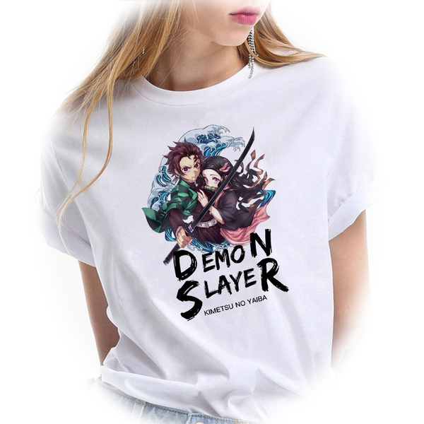 デーモンブレイド 鬼滅の刃 Demon Slayer T Shirt Classic Neck Stretch Super Soft Cotton Unisex Youth Short Sleeve T Shirt Fashion Young M 2xl Wish