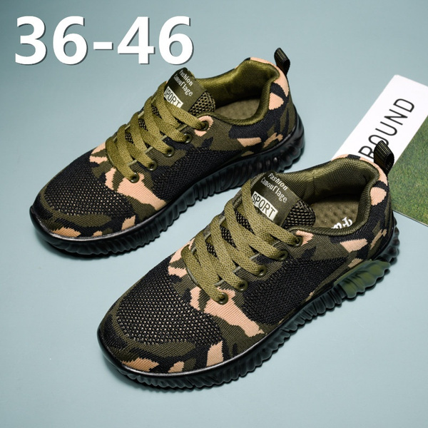 Sneakers Men's Sport casual Shoes Athletic Running Camo Mesh Breathable Tennis 