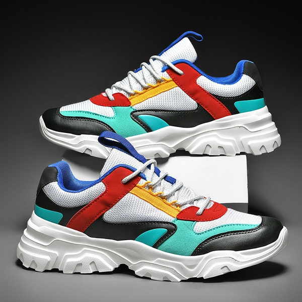 Multi color store running shoes