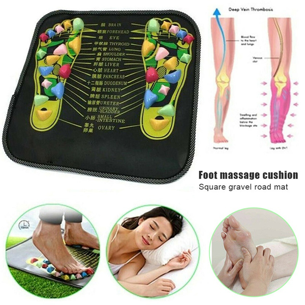  Stone Foot Massager Mat, Reflexology Foot Massager