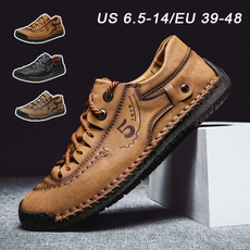 Plus Size, leather shoes, Hiking, genuine leather