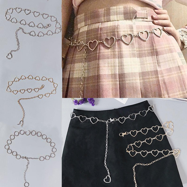 heart pants chain