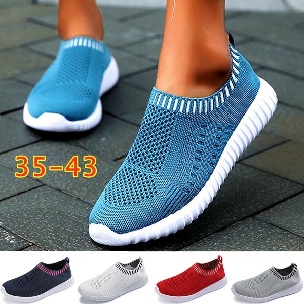 Calcetines Sin Cordones Transpirables Para Mujer Zapatillas Calcetines Sin Cordones Transpirables Para Mujer Zapatillas