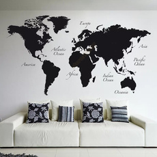 Decor, living room, Home Decor, worldmap