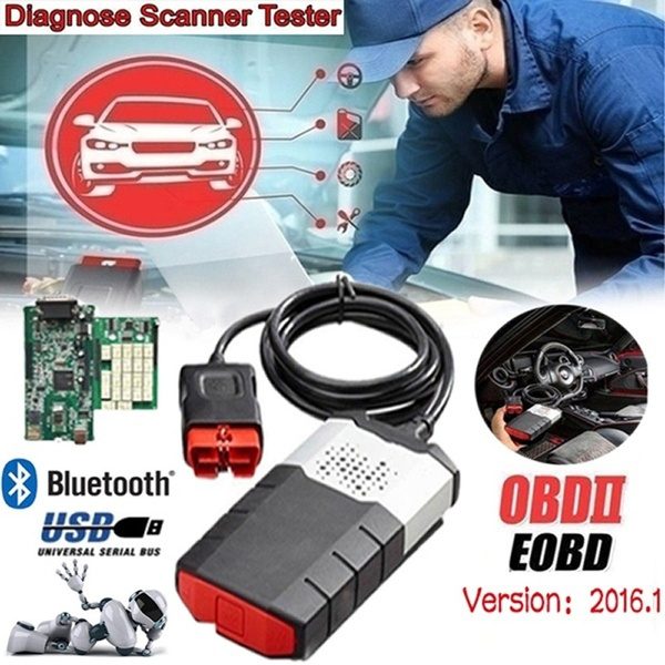 VCI Car Mercedes Scan Tool For VD, TCS, CDP Pro, Delphis, Orpdc, DDS150e  USB, Bluetooth, OBD2 Scanner From Blake Online, $23.36