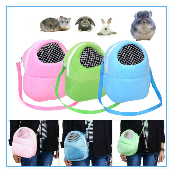 New High Quality Small Pet Bag Carrier Rabbit Cage Hamster Chinchilla  Travel Warm Bags Guinea Pig Carry Pouch Bag Breathable