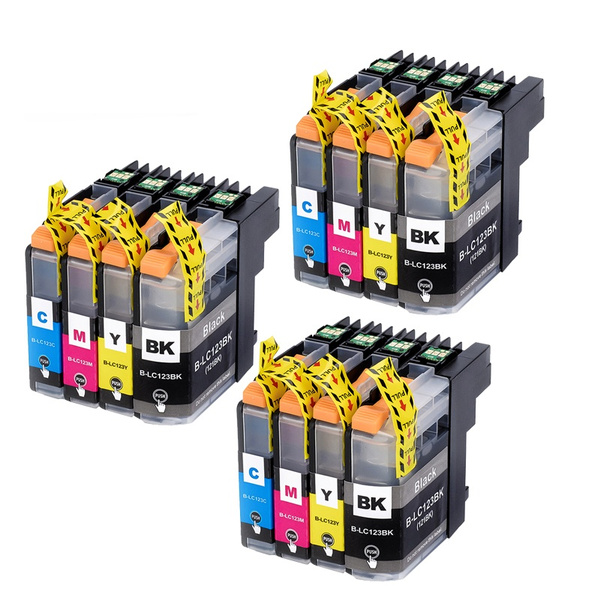 Compatible Brother LC123 XL ink Cartridge -10 Pack – Toner Kingdom