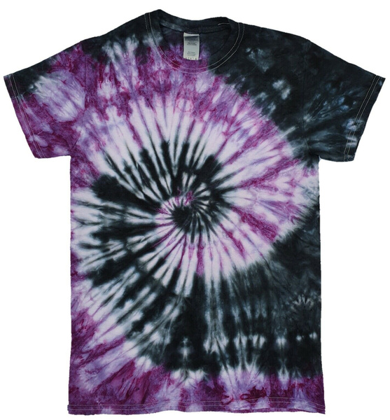 Purple Spiral Tie Dye Shirt