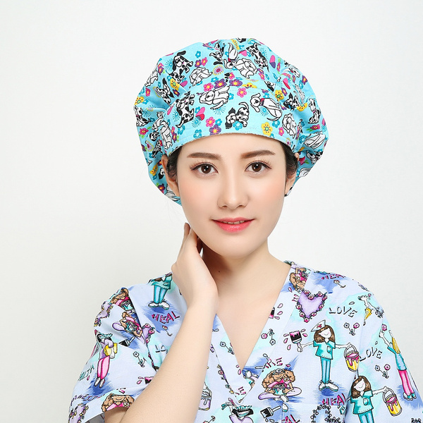 Women's Nurses Doctors Scrub Cap 