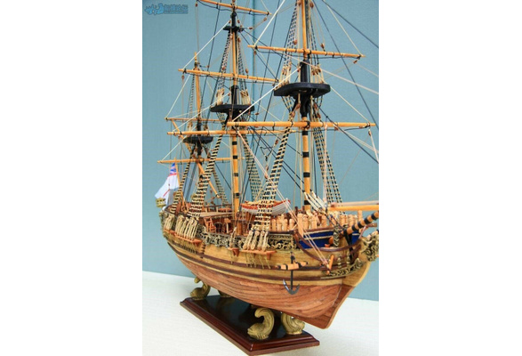 HMY Royal Caroline 1749 Scale 1/50 33'' Wooden Ship Model Kits Sailing Boat Kit 