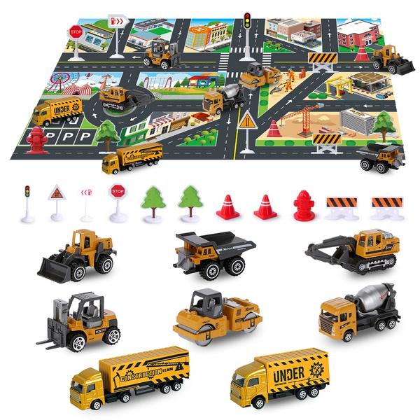 small toy construction vehicles