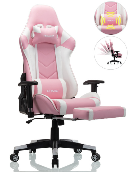 Details about   OHAHO Ergonomic Computer Gaming Office Chair with Lumbar Massage Support 