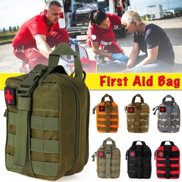 7Colors First Aid Kit Bag SOS EMT Emergency Rescue Survival Pouch Bag ...