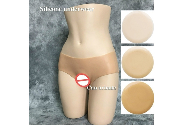 Men wear silicone underwear to play the role of women to pee.