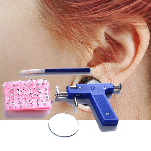 Professional Painless Stainless Steel Ear Piercing Gun Tool Kit