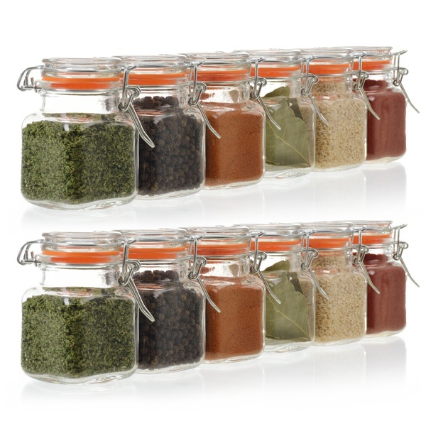California Home Goods Spice Jars Value Pack, Set of 4/6/10