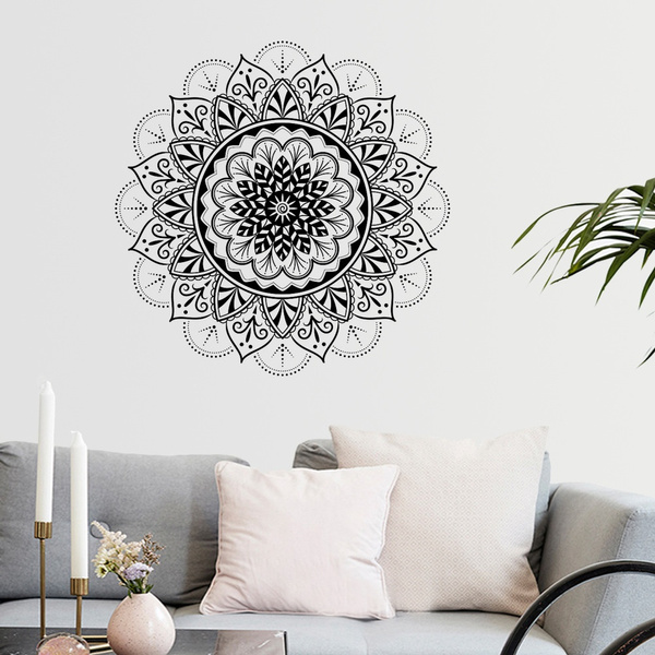 2020 DIY painting 30 * 30cm Vintage flower mandela pattern stencils ...