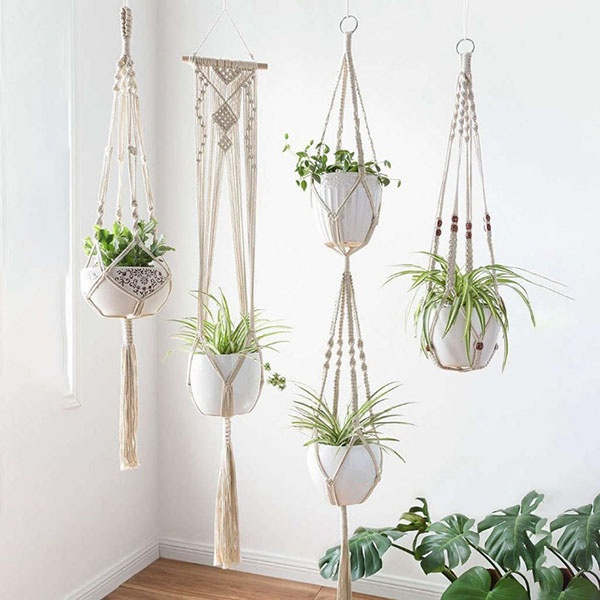Modern Style Lace Plant Hanger Diffe Design Handmade Indoor Wall Hanging Flower Bed Stand Wish - Indoor Wall Mounted Plant Holders Modern Style Lace Plant Hanger Diffe Design Handmade Indoor Wall Hanging Flower Bed Stand Wish - Indoor Wall Mounted Plant Holders