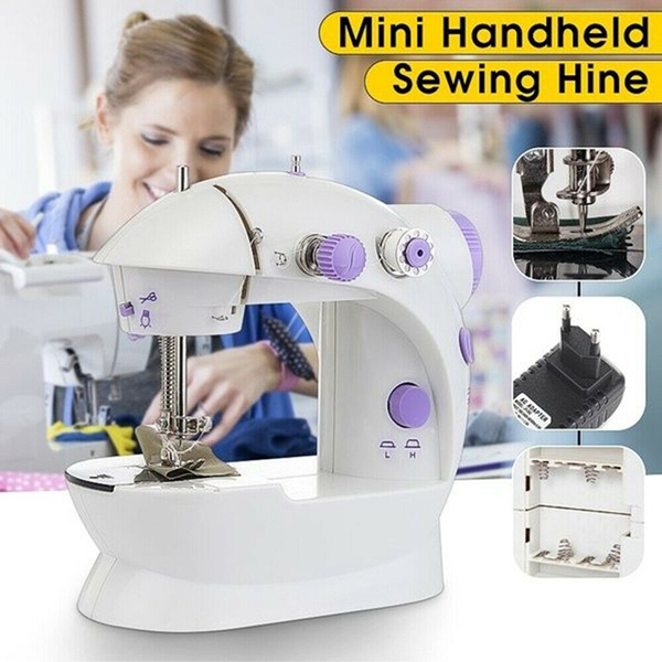 Portable Sewing Machine Double Speeds 12 Stitches Household Electric Tailor