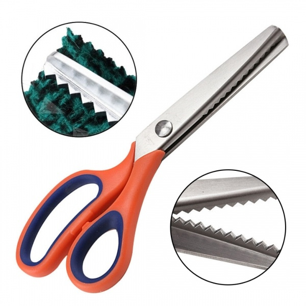 Skera Scissors New Professional Stainless Steel Pinking Shear Tailor Sew Dress Making ...
