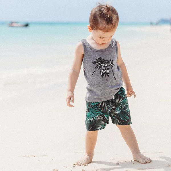 Toddler Kids Baby Boys Beach Clothes Set Coconut Tree Vest Tank Tops Shorts Summer Outfits Sunsuit 2PCS 1 6 Years Wish